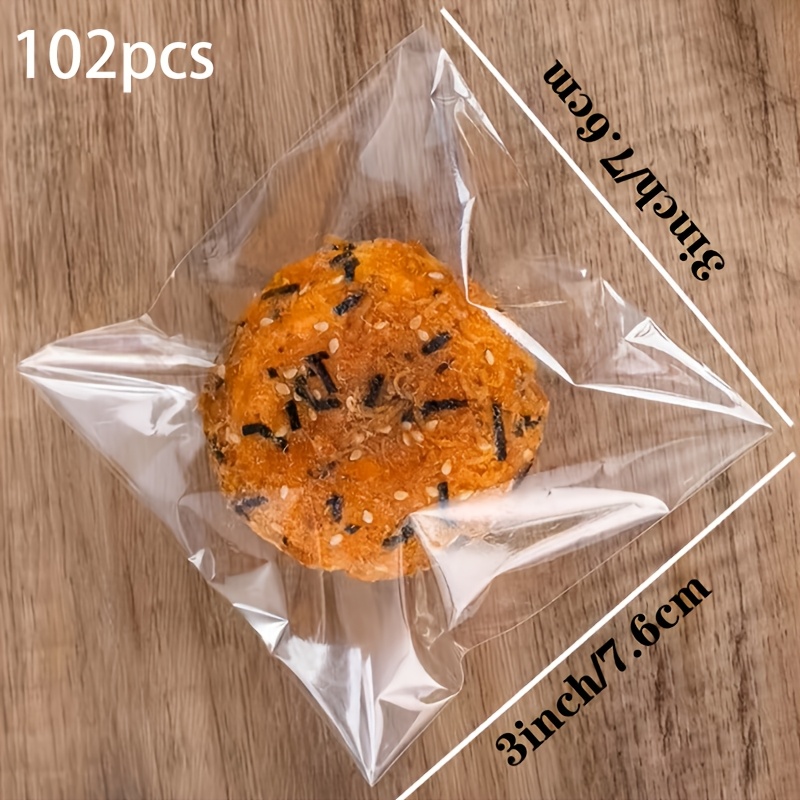 102 stück keksbeutel brotbeutel cellophanbeutel plastik