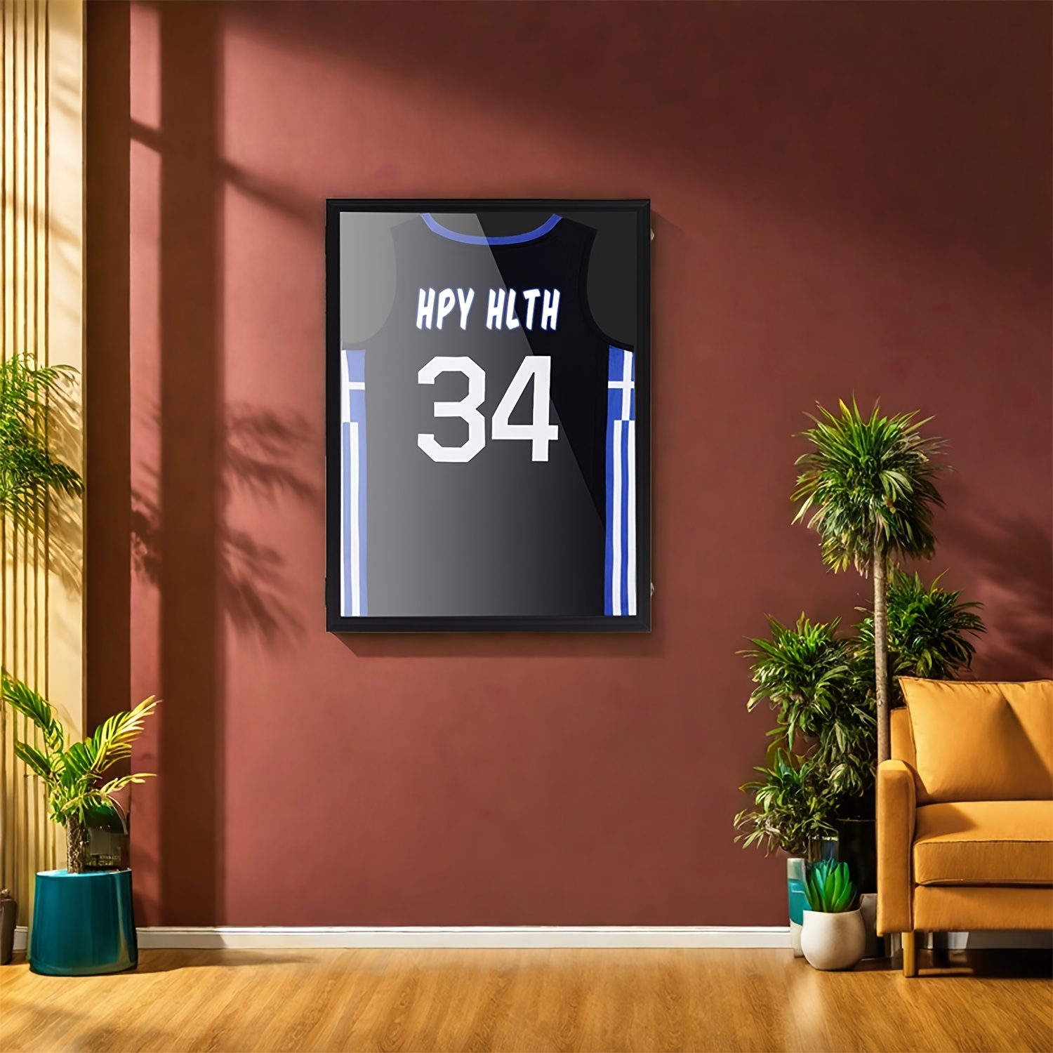 jersey frame display case lockable shadow box for football hockey basketball or baseball jersey display t shirt frame display case with hanger high definition acrylic jersey collector