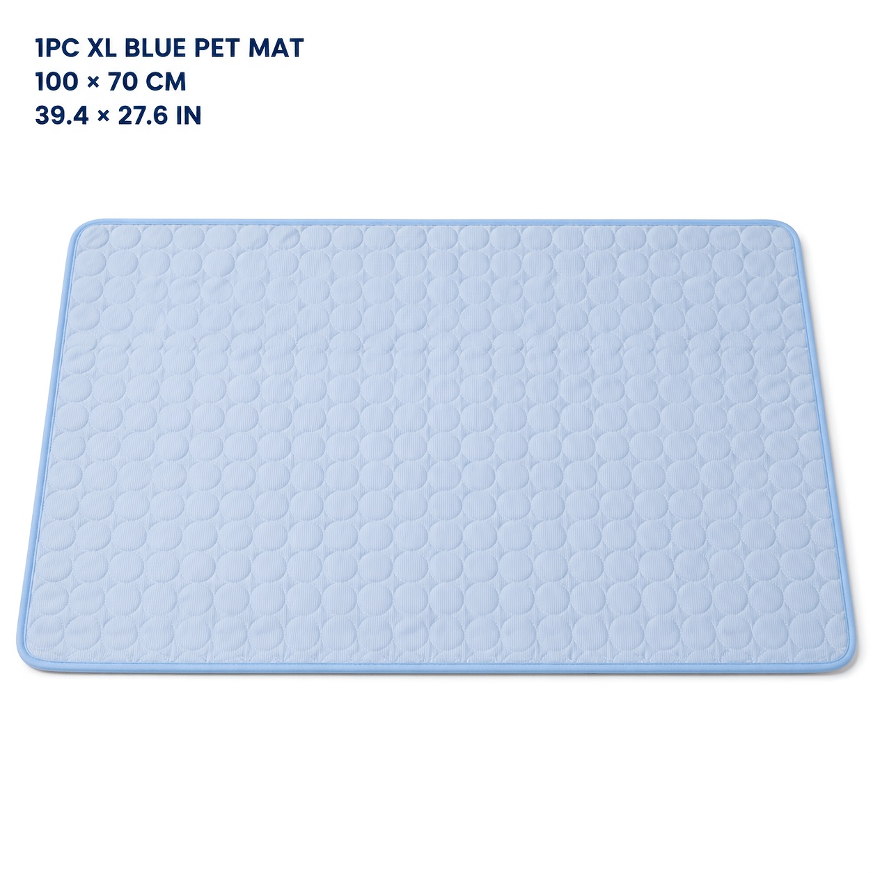 TEMU Pet Cooling Mat, Washable Pet Cooling Pad For Dogs And Cats, Soft Breathable Reversible For Large Dogs, Pet Beds, Crates, And Indoor Floors, 100