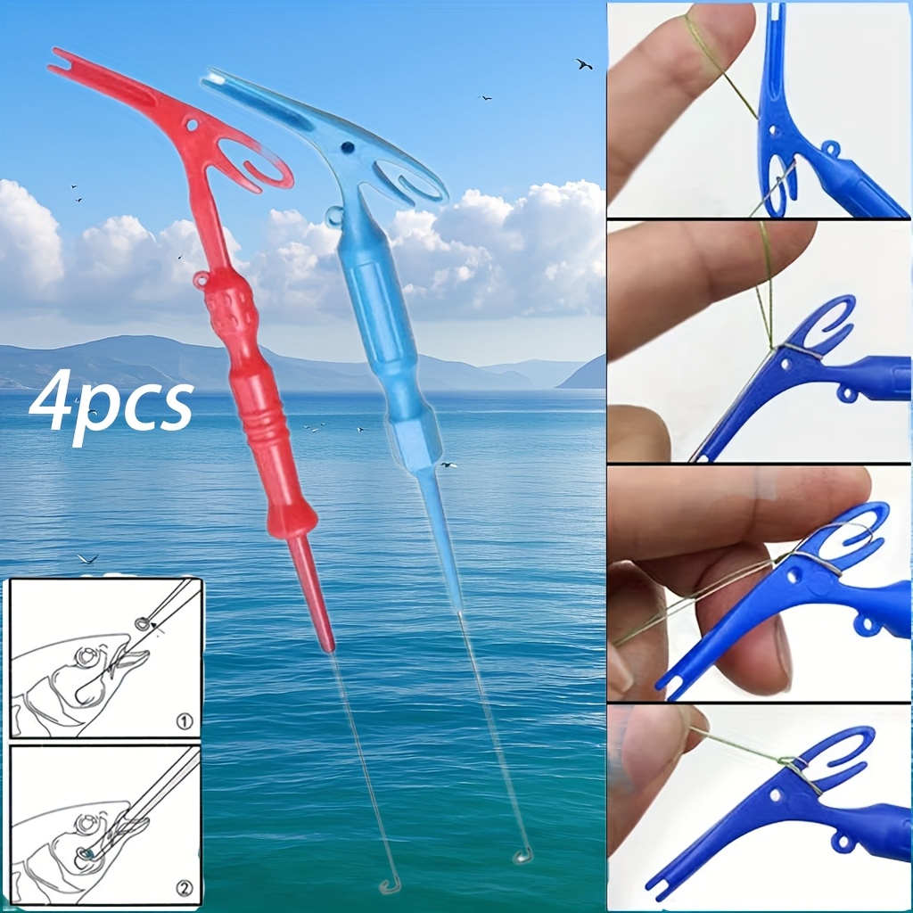 fishing hook holder for tying knots