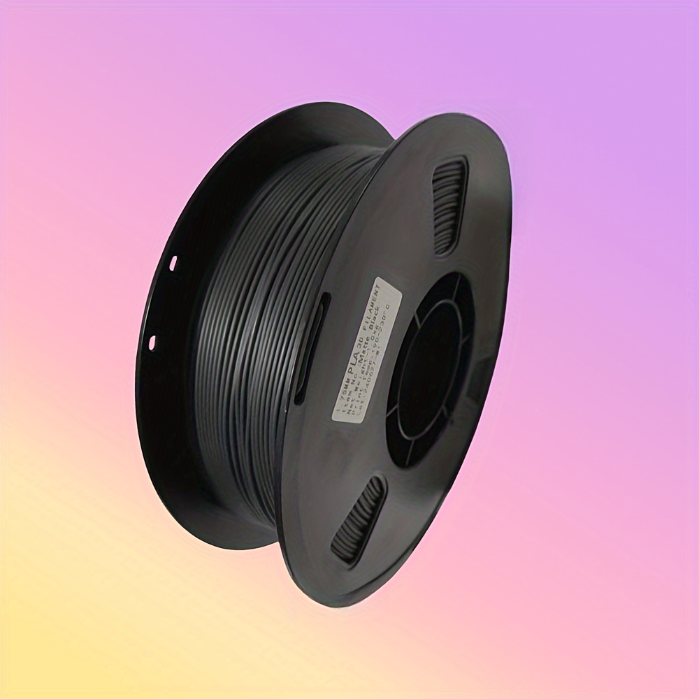 Pla Printer Filament 1.75mm, Matte Pla 1kg Spool (2.2lbs), Dimensional Accuracy +/- 0.02mm (matte Black)