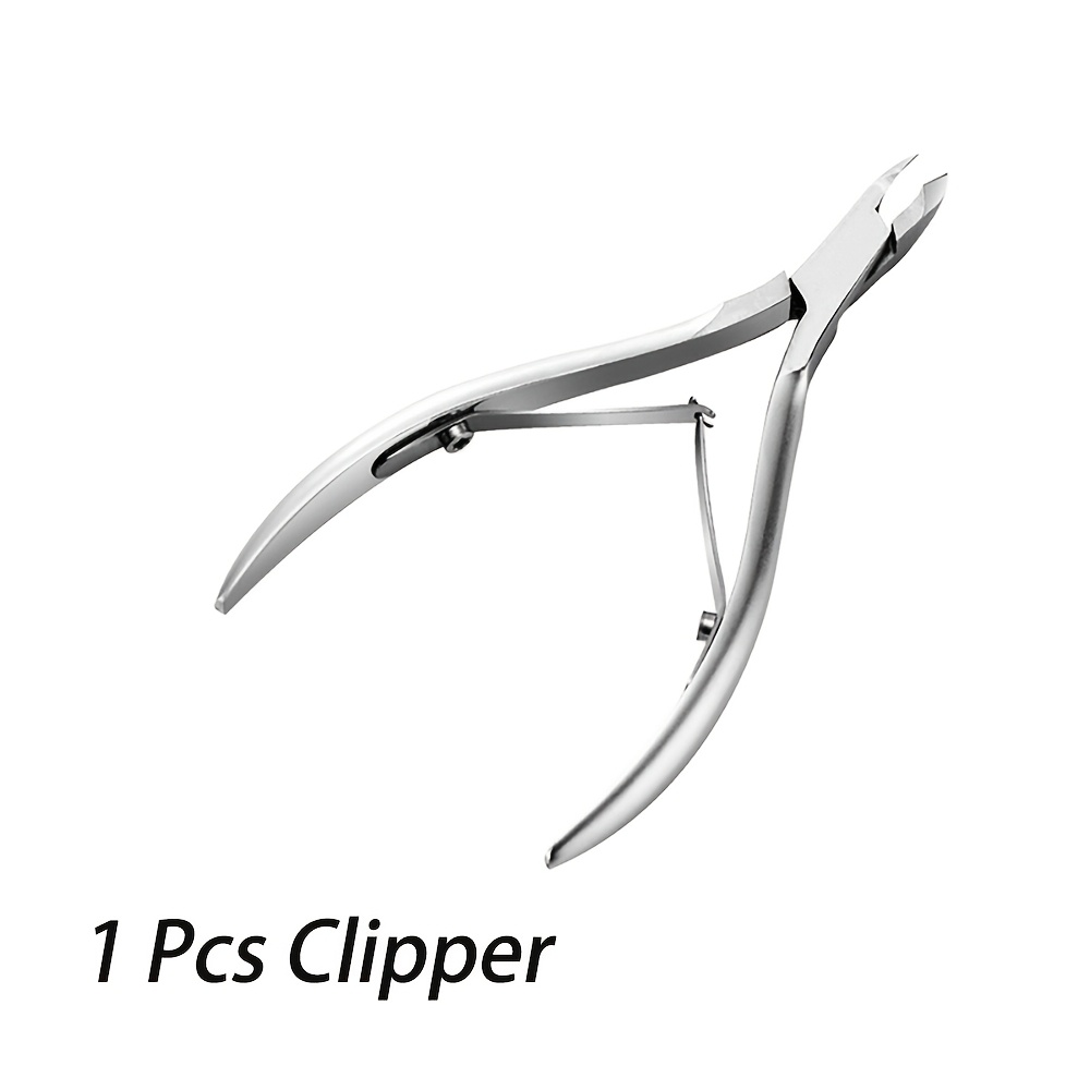 Image of 1pc/pack Durable Washable Stainless Steel Nail Dead Skin Clipper Product Exfoliation/flesh Removal Manicure Portable Nails Art Tools For Professionals/personal/nails Practice/salon