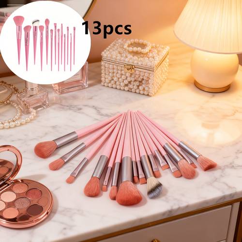 Professional Makeup Brush Set with Brushes, Soft Nylon Bristles, , Ideal Gift for Women and Girls