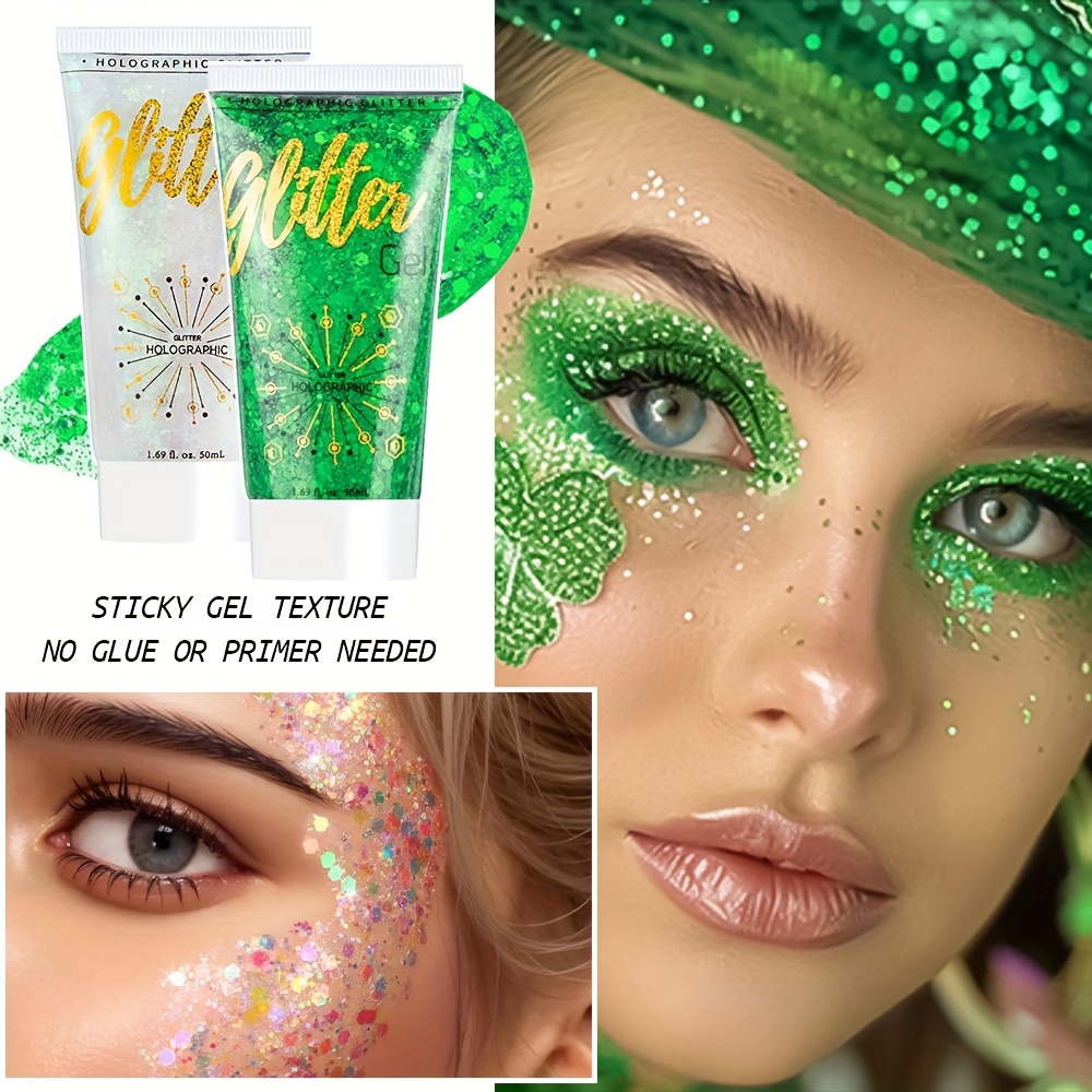 Lightning Shape Glitter 10g Pack - Festival Rave Makeup Face Body Nail Art Decoration