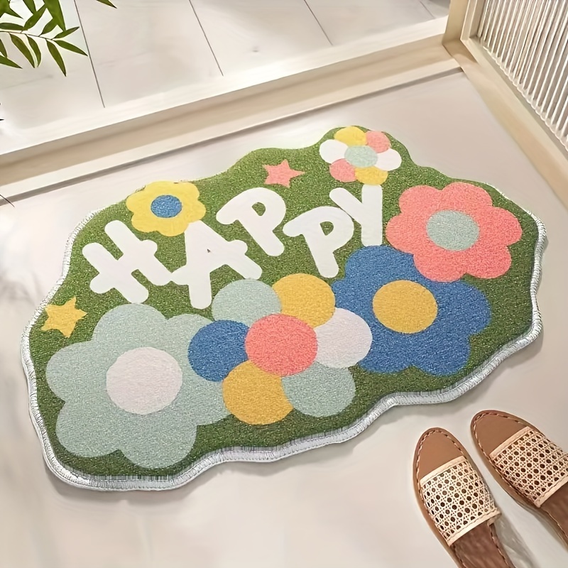 

1pc Doormat, Eva & Bathroom Mat, Absorbent Entrance Rug, , Decor For Kitchen & Bathroom