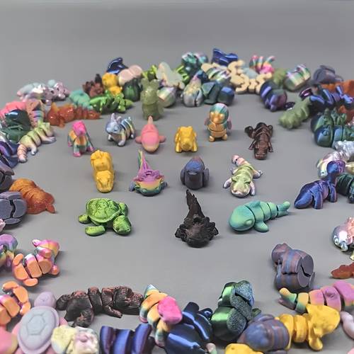 45pcs 3d printed unique and diverse models suitable for room decoration and aquarium decoration multi style and types suitable for room decor garden aquarium and festive atmosphere arrangement for holiday occasions statues