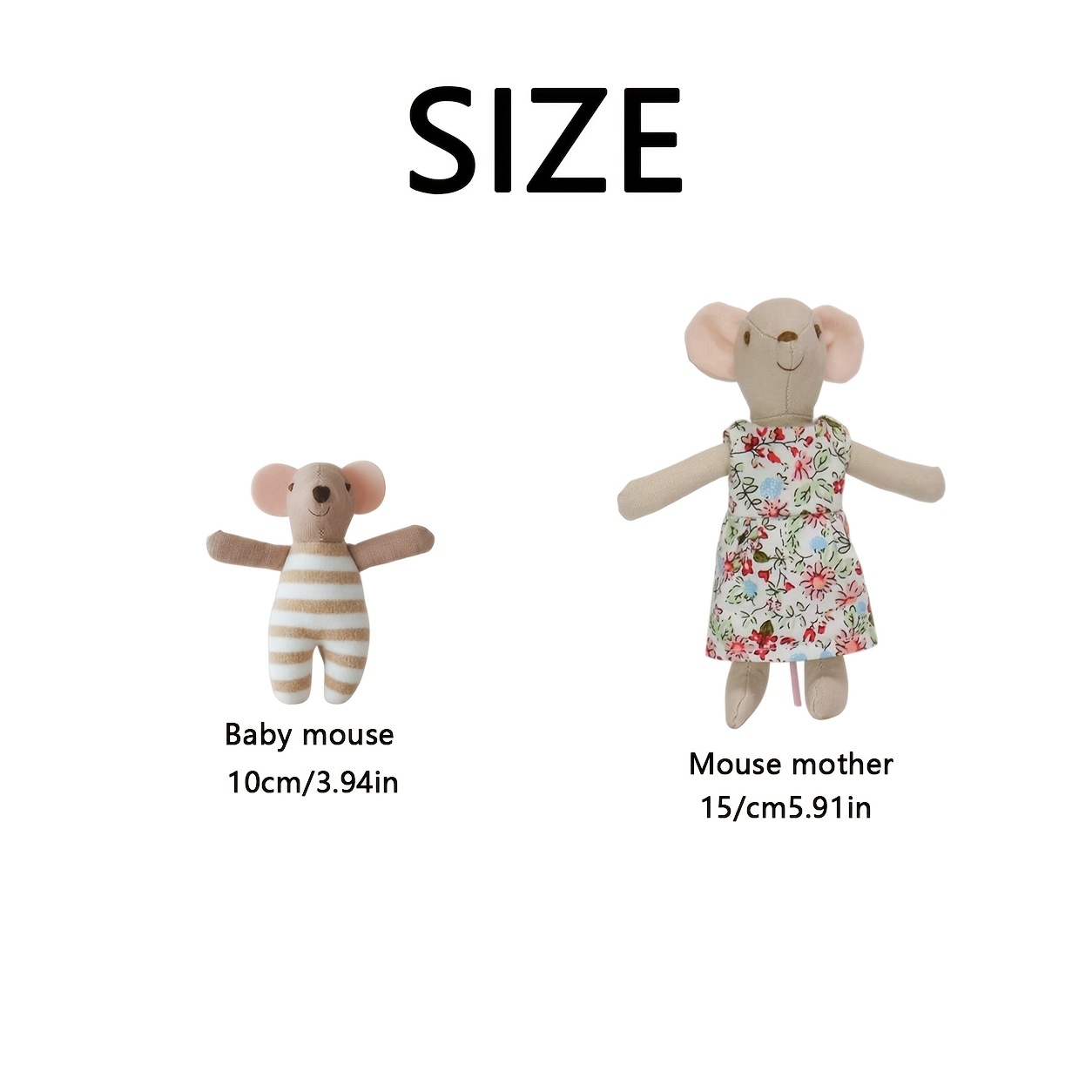 Danish Nordic Style Cute Mini Mouse Set
