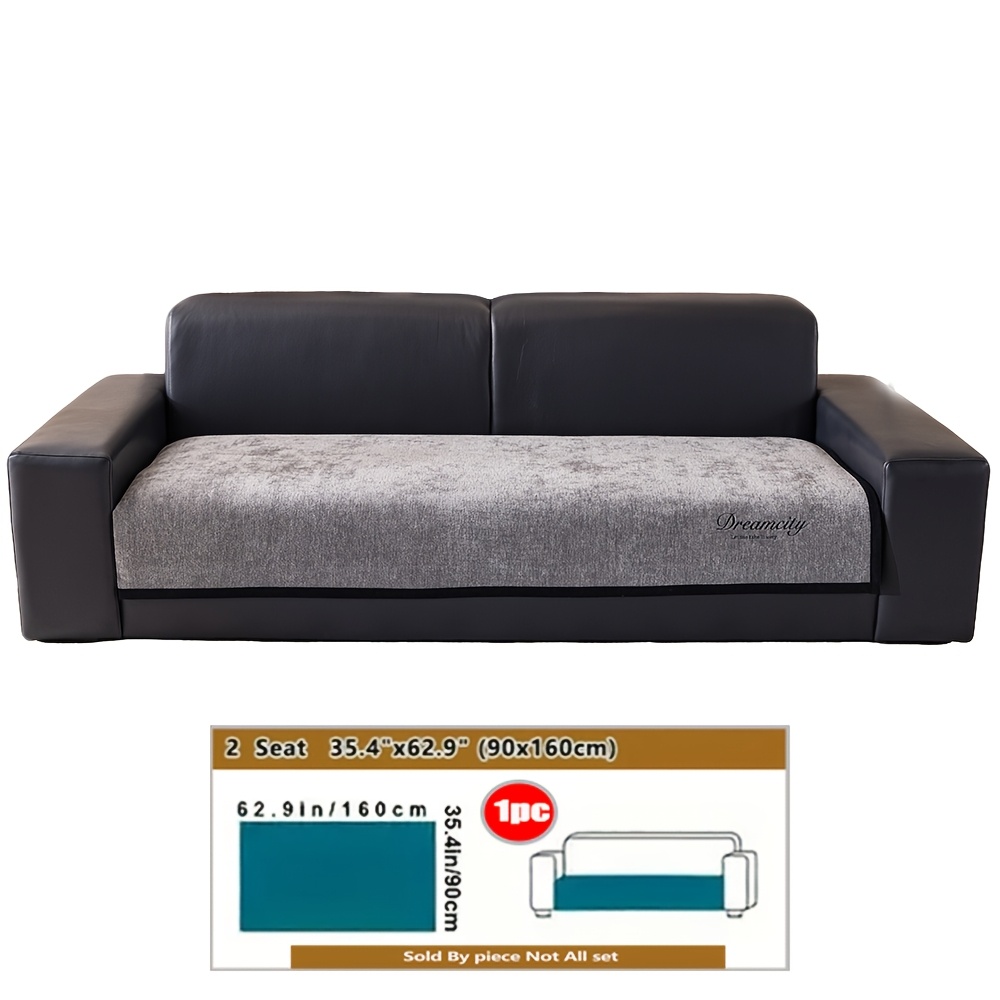 TEMU 1pc Of High-density English Embroidered Schneier Sofa - Pet Friendly, Non Slip, Suitable For , Modern , Durable Fabric, Machine Washable For