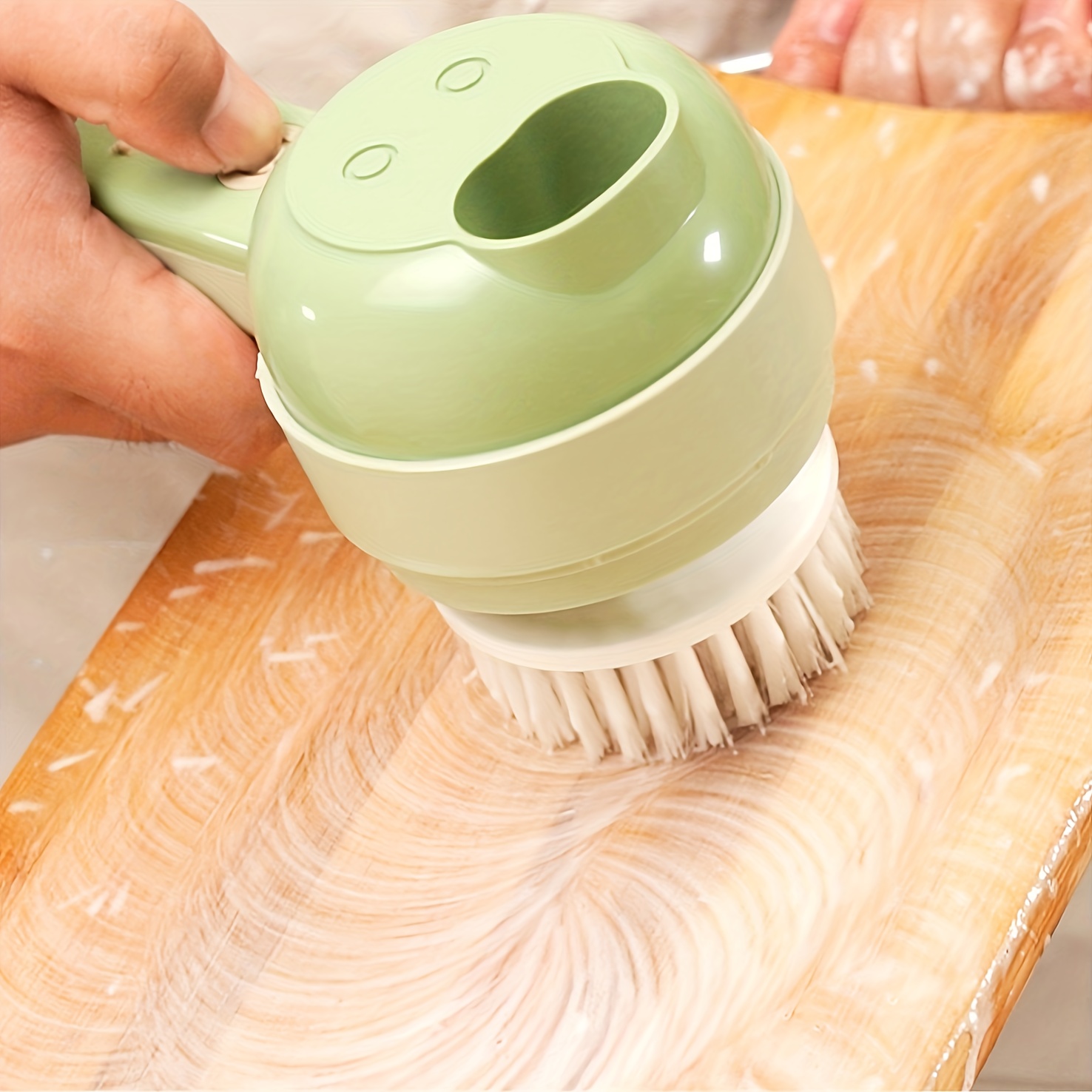 2025 upgrade portable handheld 4in 1 electric vegetable slicer electric vegetable cutter set multifunctional vegetable cutter slicer wireless garlic mud masher   green kitchen gadget vegetable slicing ergonomic grip handheld design durable blades   wireless masher multifunctional slicer meal preppers healthy   Product details 4
