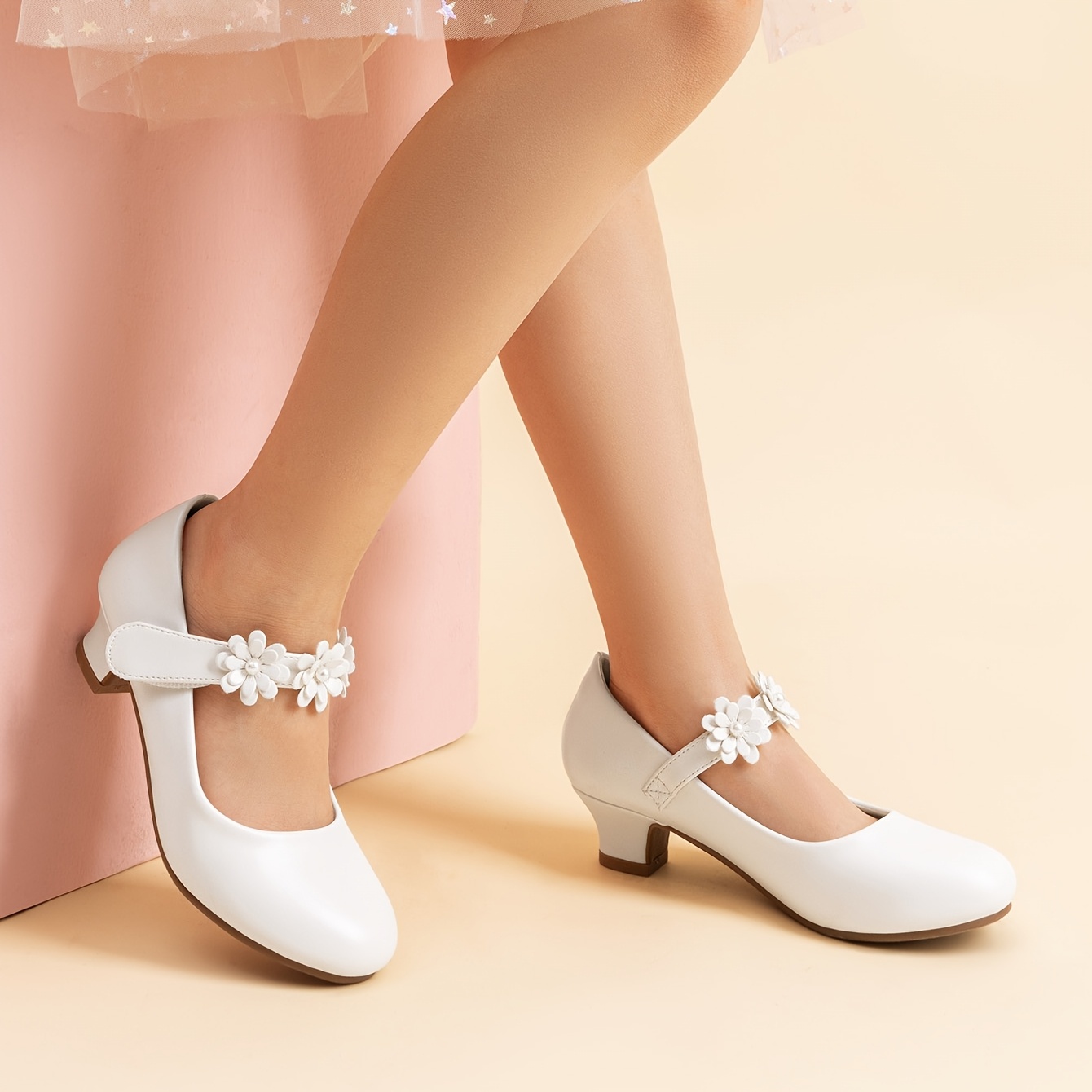 girls dress shoes sold on Temu United States