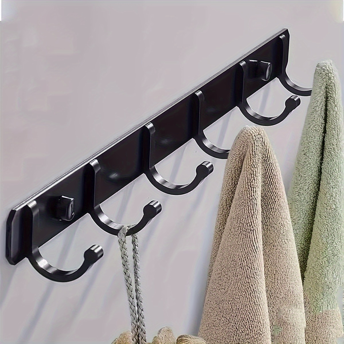 

Vintage Metal Wall-mounted Hook Rack With 5/7 Hooks - Bathroom & Home Decor, Hanger