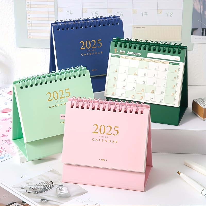 

1pc Simno 2025 Desk Calendar, Monthly Flip, Paper Material, Chinese Text, 2024-2025 Dual Year, Creative , Planning Calendar With Festivals, Desktop Accessory