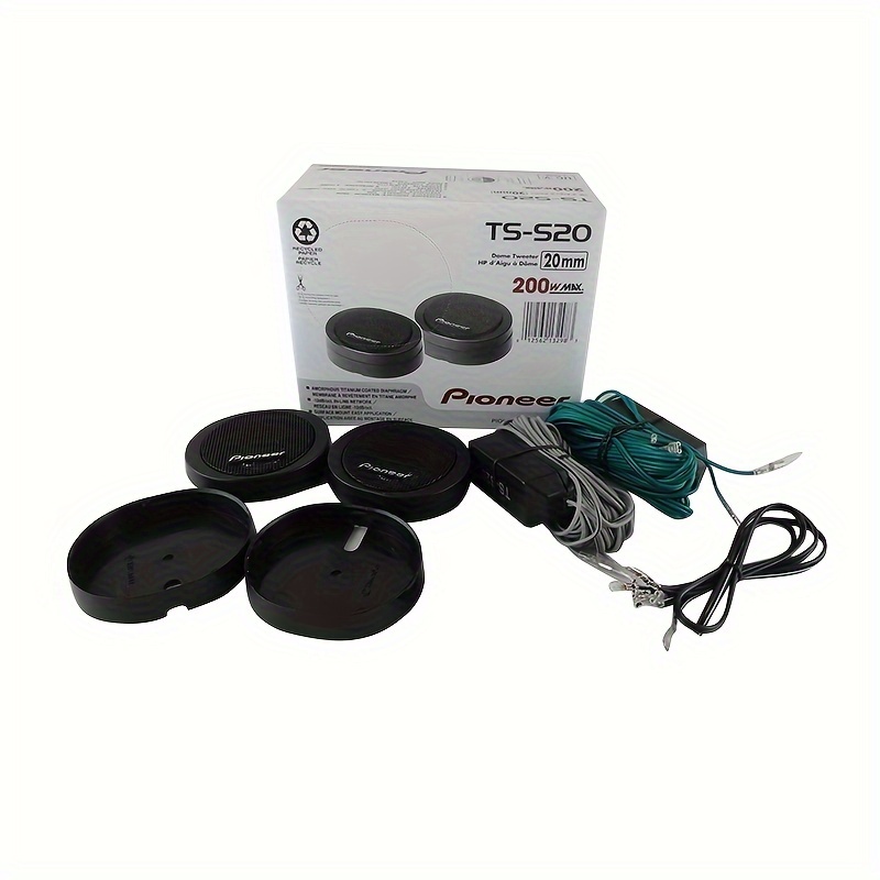 TEMU 1 Pair Ts-s20 Component Dome Tweeter High- Audio Loudspeaker Modified Speakers Car Accessories Max 200w