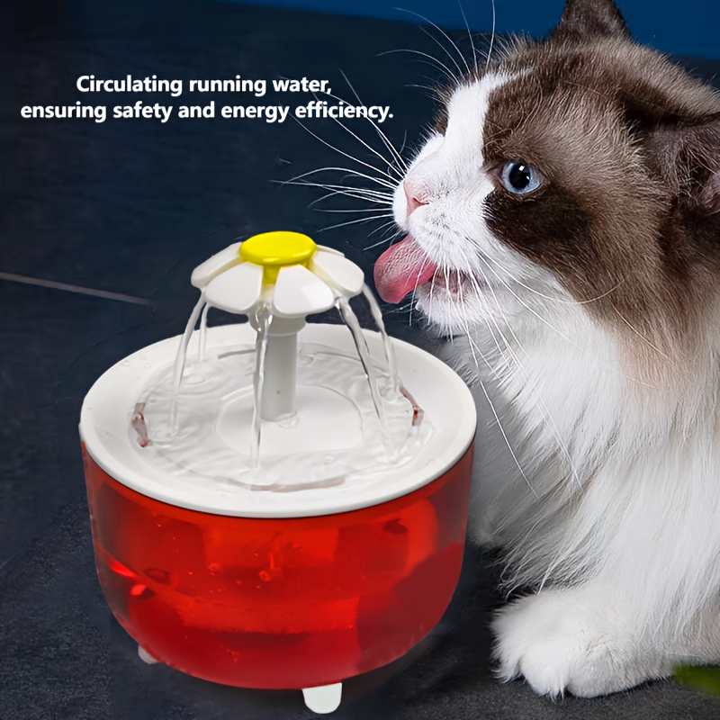 large capacity automatic cat water fountain usb powered pet Temu