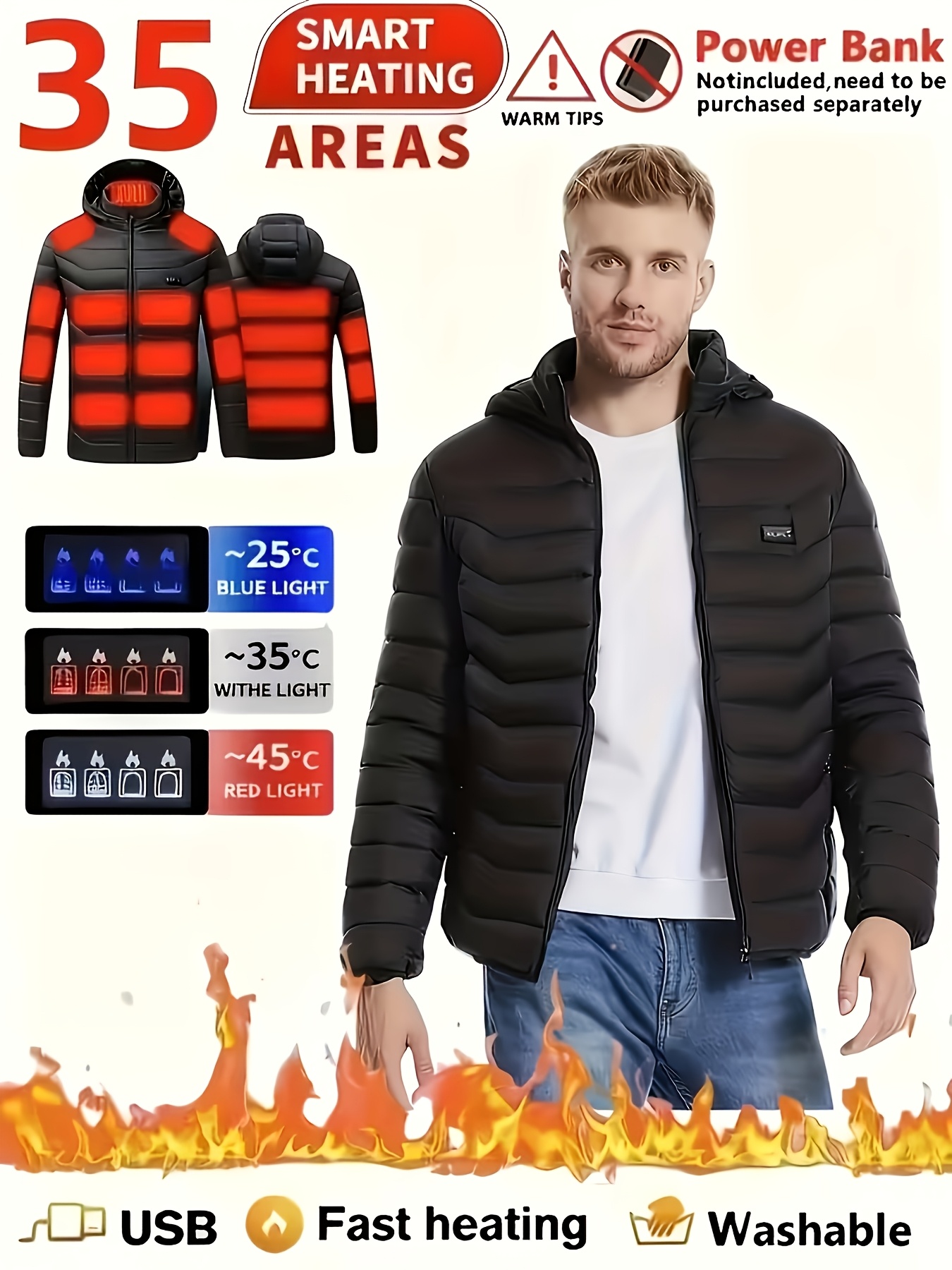 Heated Outerwear Jacket