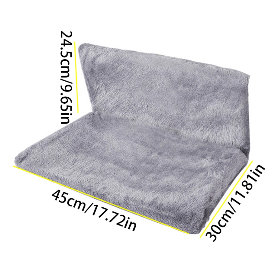 TEMU Warm And Cozy Plush Hanging Cat Hammock - Soft Plush Pet Bed With Hanging Design, Bed For Cats - Easy Assembly, Space- , Soft Cushioned Surface,