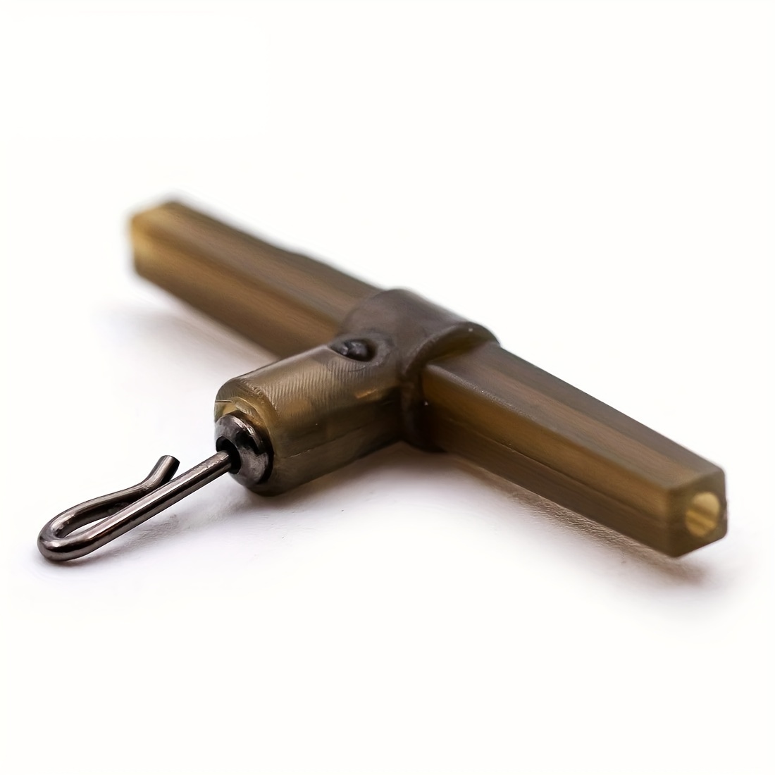 Image of 15pcs Of Carp Fishing Rig Components Including Anti- Sleeves, T-shaped Side Bends, And Swivels, Suitable For Carp Fishing Gear
