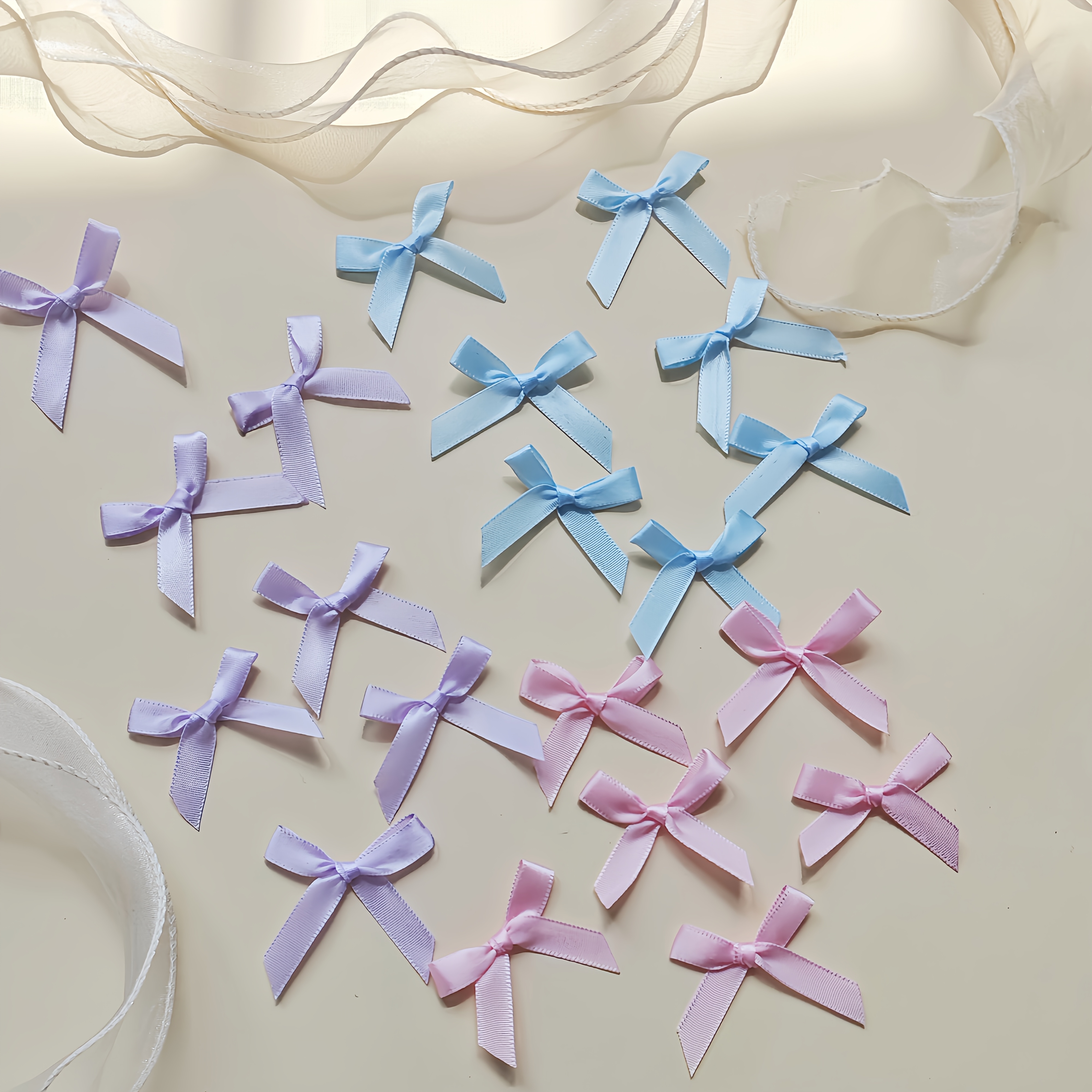 100款精美手工丝带蝴蝶结，适用于diy手工发饰服装点缀及礼品包装。轻松营造圣诞节感恩节生日派对等节庆氛围| - Temu, image size:4000x4000