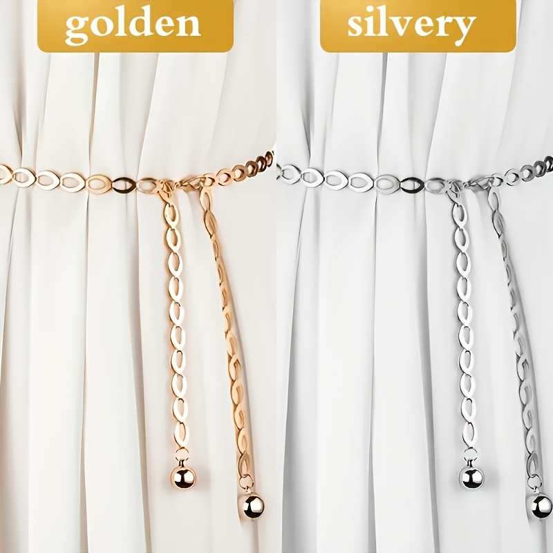 TEMU 2pcs Set Casual Fashion Accessory Decorative Belt For Women, Hip-hop Multi-functional Gift Belt