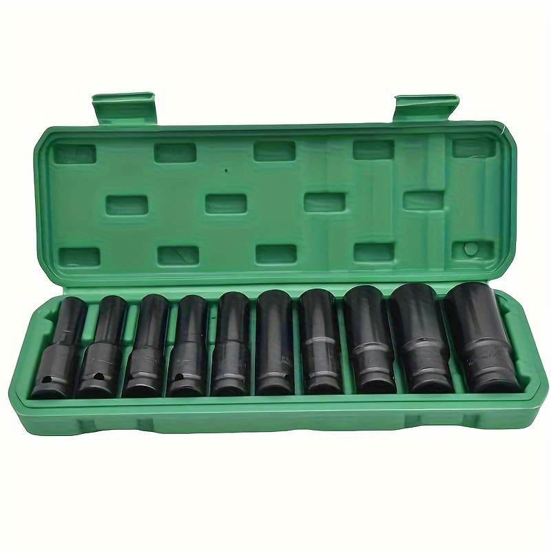 TEMU 10- Metric Socket Set, Heavy-duty 1/2