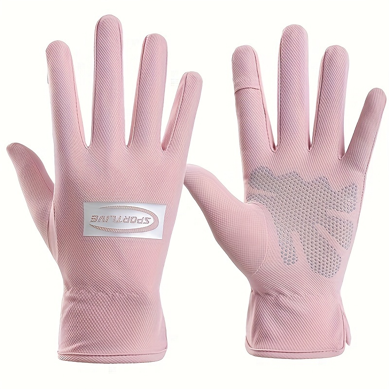 Monochrome Thin Breathable Gloves Elastic Non slip - Temu