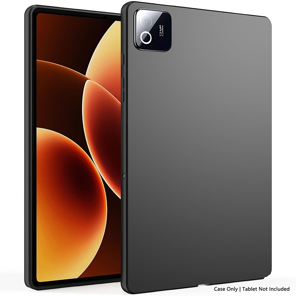 TEMU For Xiaomi Pad 8 11.2" 2025 Tablet Case, Made Of Soft Tpu Material, Lightweight, Scratch-resistant Protective Case, Matte Black. Suitable For