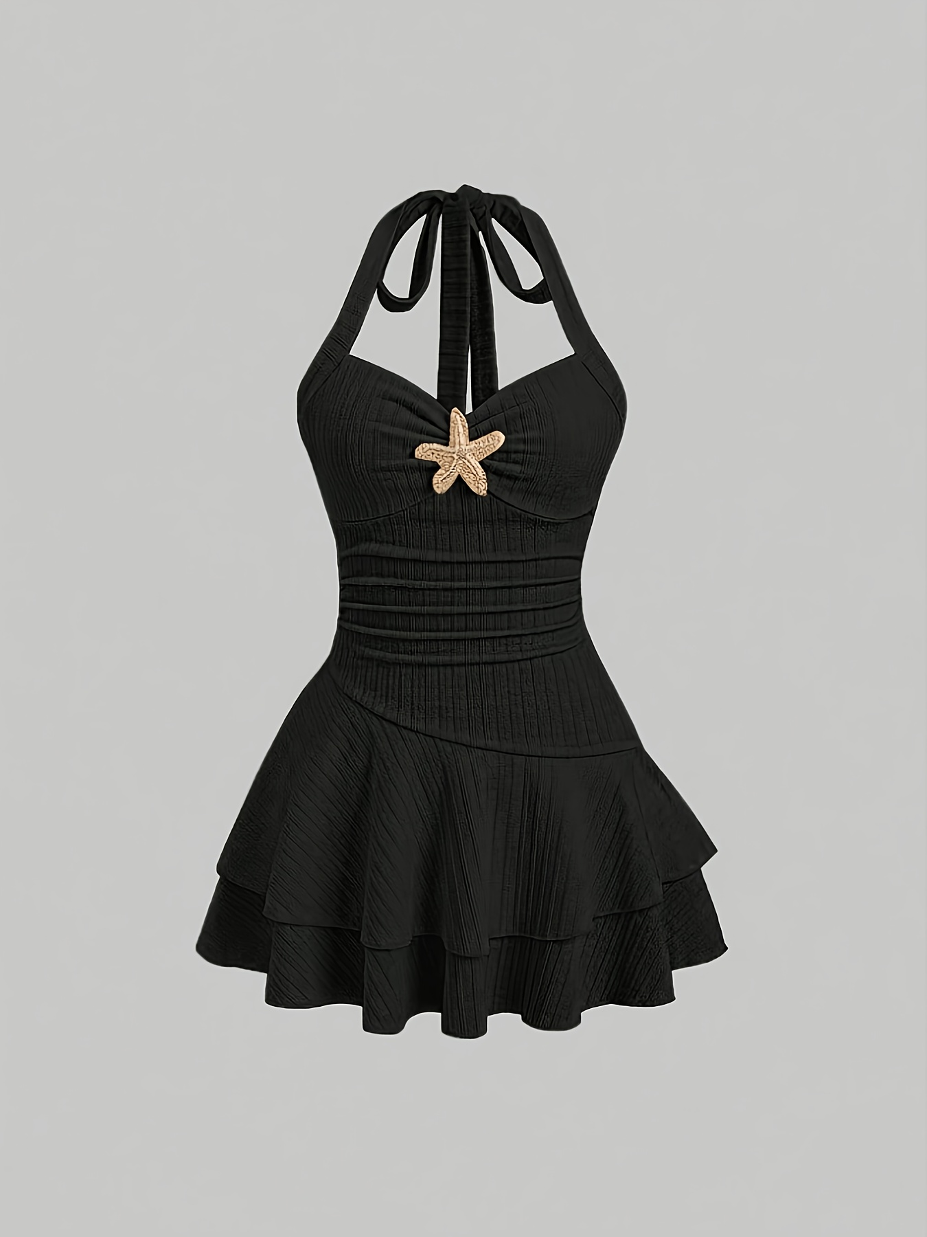 halston heritage black halter dress Halston - Zhi Sequin Halter Gown