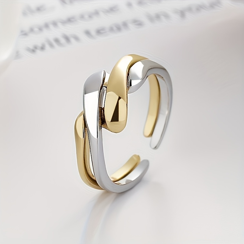 TEMU Adjustable Open-end , Simple And Elegant Design That Fits The To Enhance Outfit Quality. A Accessory Ideal For Daily Wear, Parties, And Gifting.