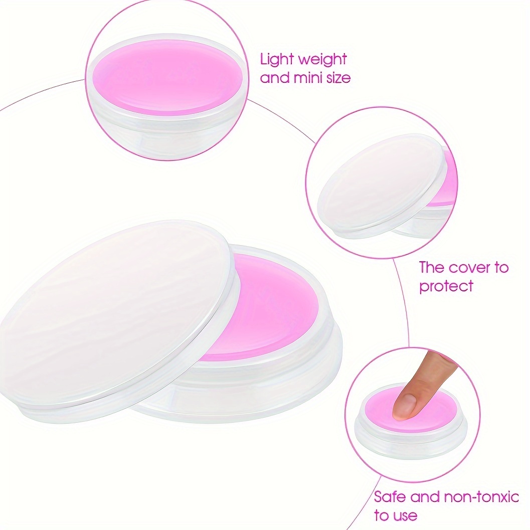 

2pcs 10g/0. Pink Fingertip Moisturizer With Non-slip Base - , Safe & Non-toxic For Counting, Organizing & Sorting Tasks