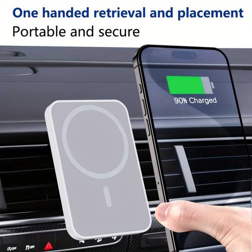 15w wireless car charger fast charging center console mount for iphone 15 14 13 12 pro max stick on dashboard air vent phone holder with adapter universal and