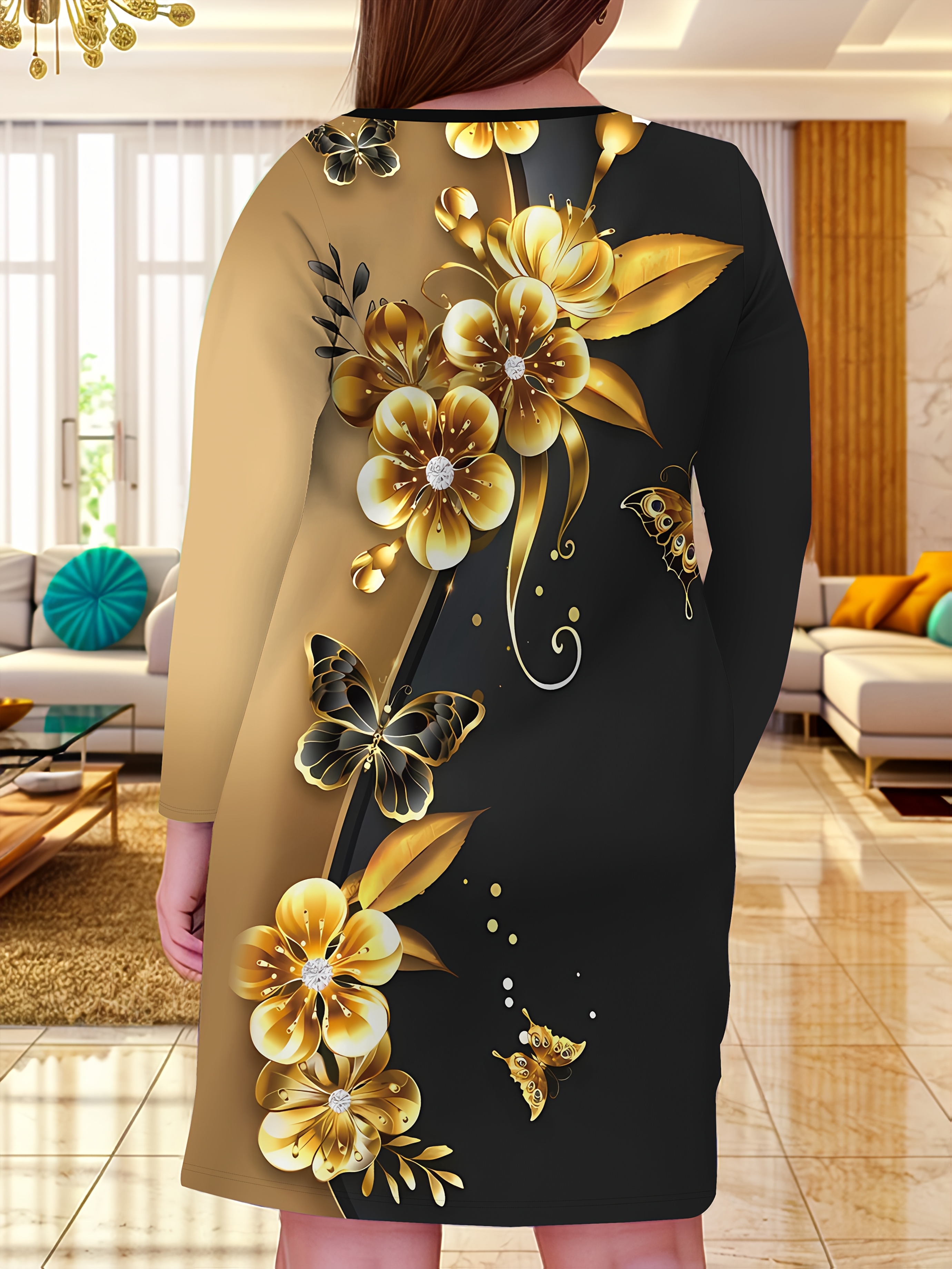 slim fit dress slacks Deadly Kiss Dress (Rose Gold)