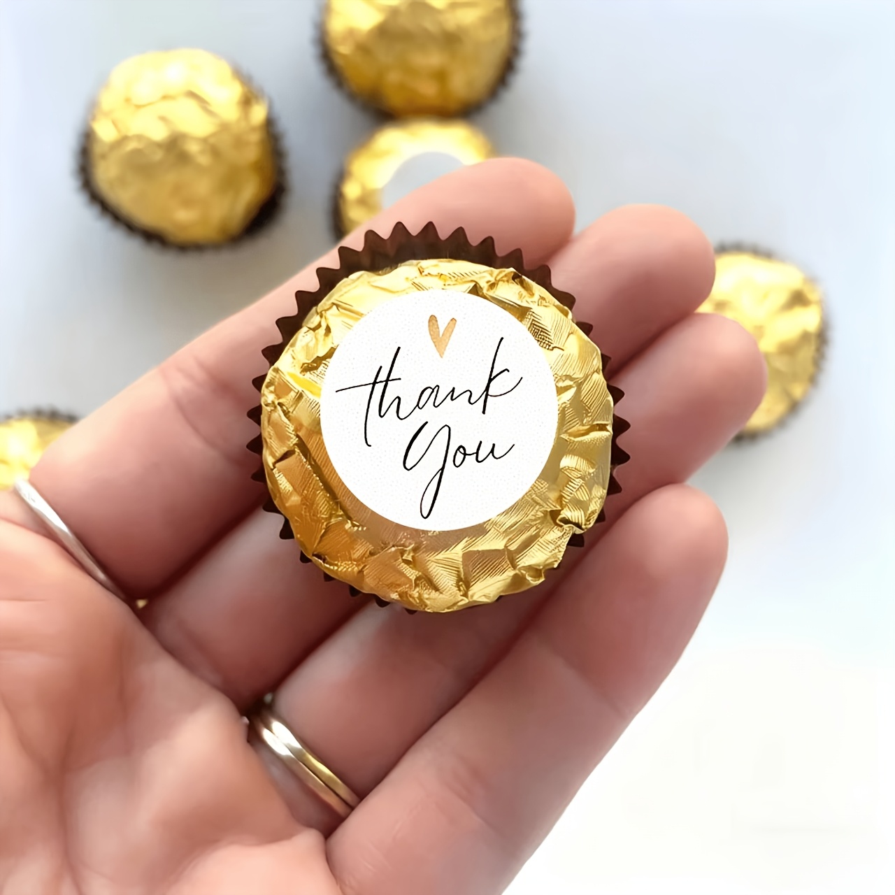 TEMU 160 Adesivi a Forma di Cuore con di Cioccolato, Adesivi per Anniversario, Bomboniere per Feste di Anniversario di Matrimonio, Adesivi Decorativi