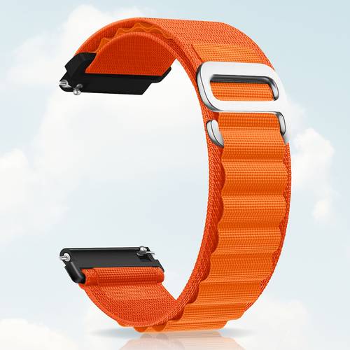 20mm 22mm watch strap loop nylon watch strap with adjustable quick release watch strap replacement for men women