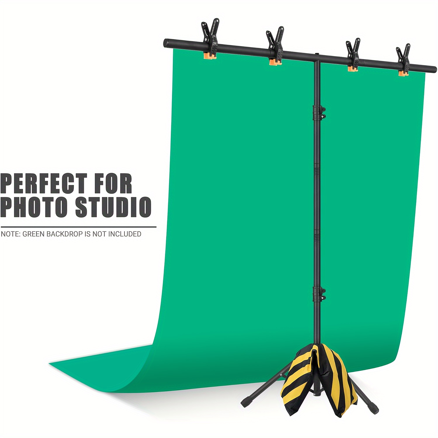 

T Portable Backdrop Stand - 8x5.2ft Backdrop Stand Kit, Small Backdrop Stand 6 , Sandbag, Carrying Bag For , And