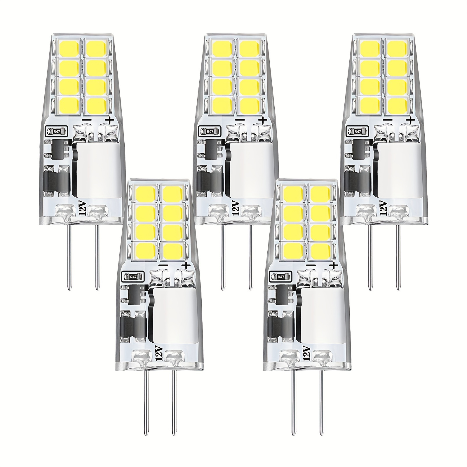G4 Led Bulb Acdc 12v Bi Pin Base Bulb 2w G4 Warm White 2700k/cool White 6000k 5pcs/10pcs Suitable For Domestic Lighting: Hall Lamps And Bedroom Lamps