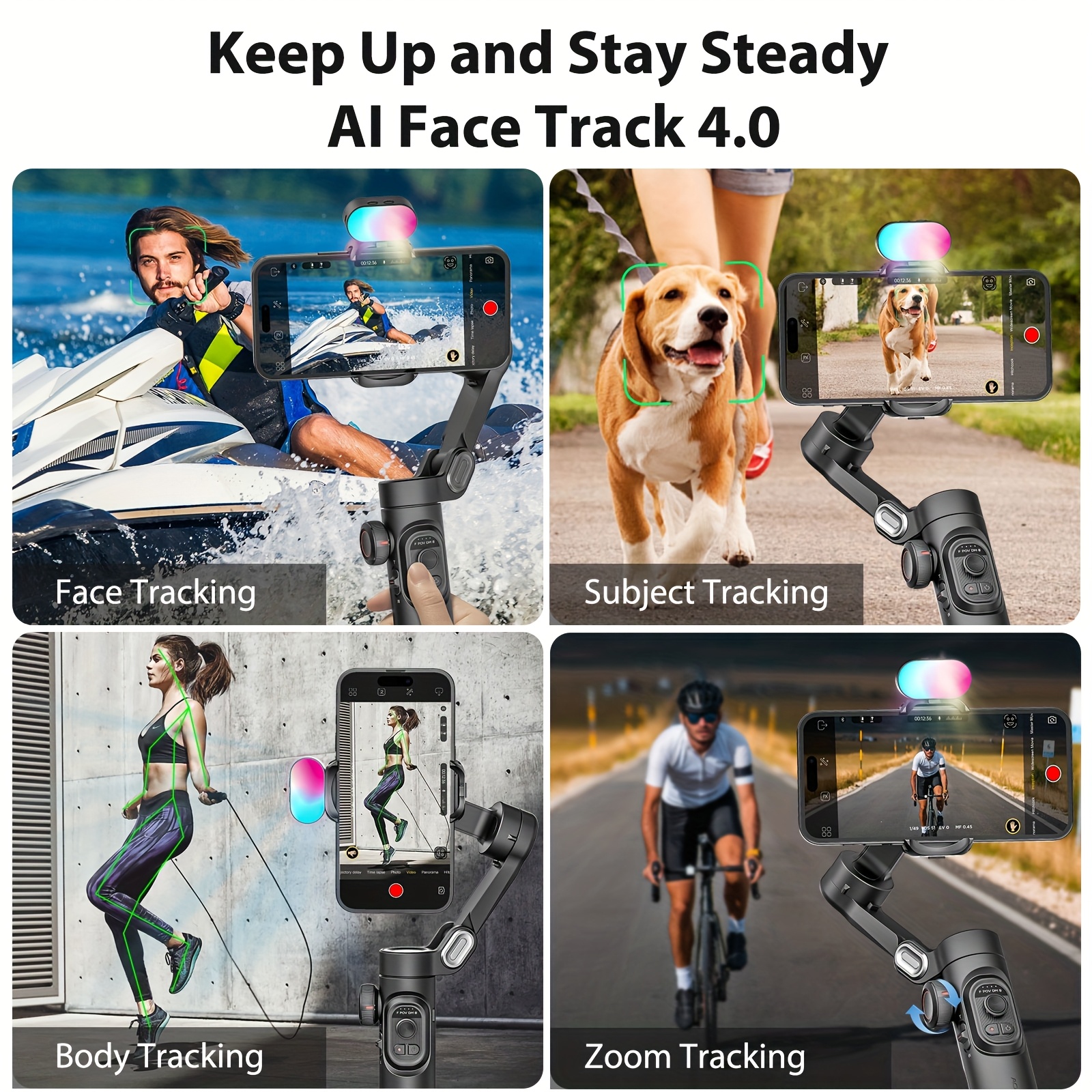 Axis Gimbal Gimbal On Bike Pro Combo Black Three Axis Gimbal Temu