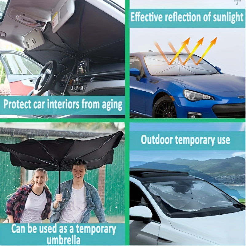 

Car Umbrella Sunshade Baffle Sunscreen Heat Insulation Front Glass Shading