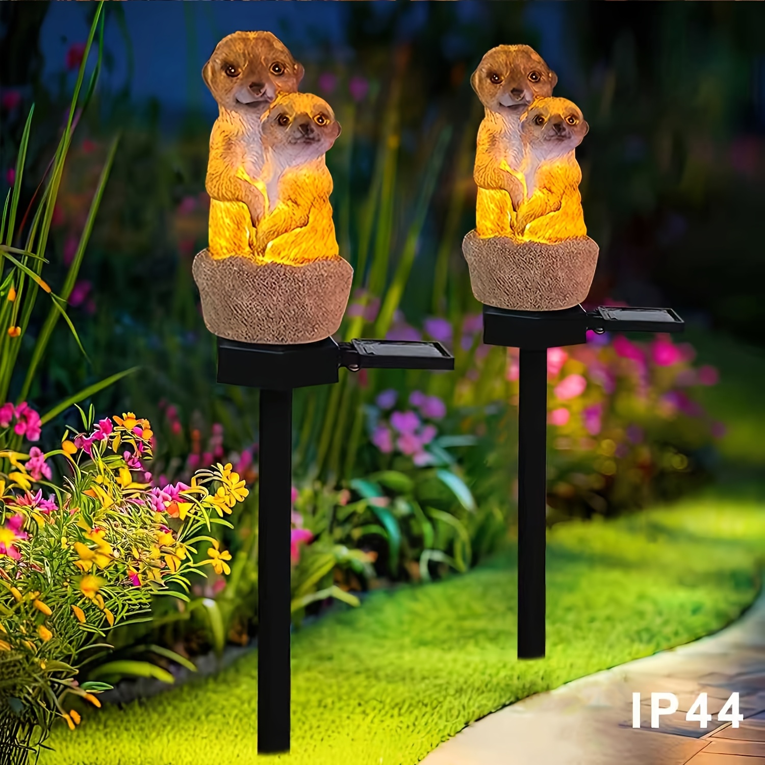 1 Stück Solar-Dekorationslicht, Dekoratives LED-Solarlicht für den Außenbereich, IP44 Garten-LED-*-Solar-Stake-Licht, Landschaftssolar-Stake-Licht, Solar-Außenbereichs-Gartenlicht,