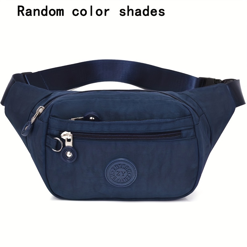 Sports Running Belt Bag, Oxford Cloth Crossbody Bag, Lightweight Waist Purse For Travel Outdoor Random
