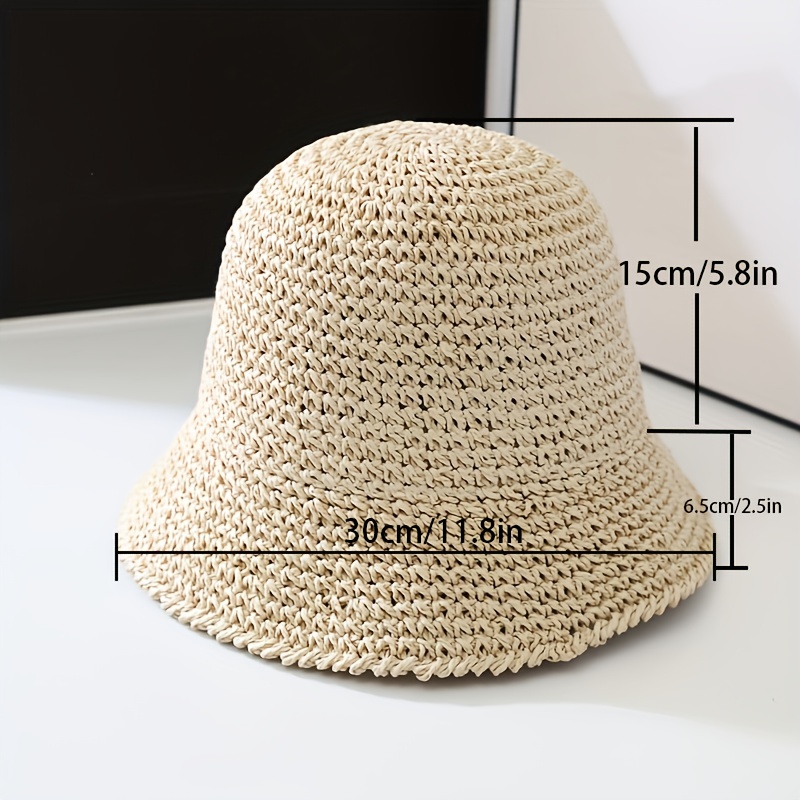 1pc 15cm Large Brim Summer Sun Protection Hat Fishing Hat For