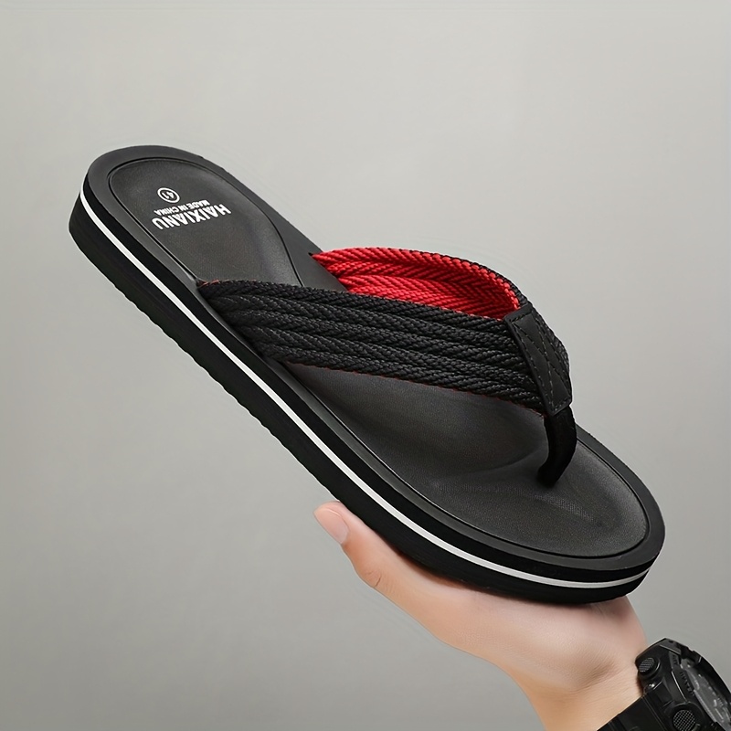 Image of Stylish Men Anti - Flops - Comfortable Soft Straps, , Superior Grip. Affordable Summer Sandals For Beach, Pool & Daily Wear. Perfect Blend Of Fashion And Function, Ensuring Safety At A Great