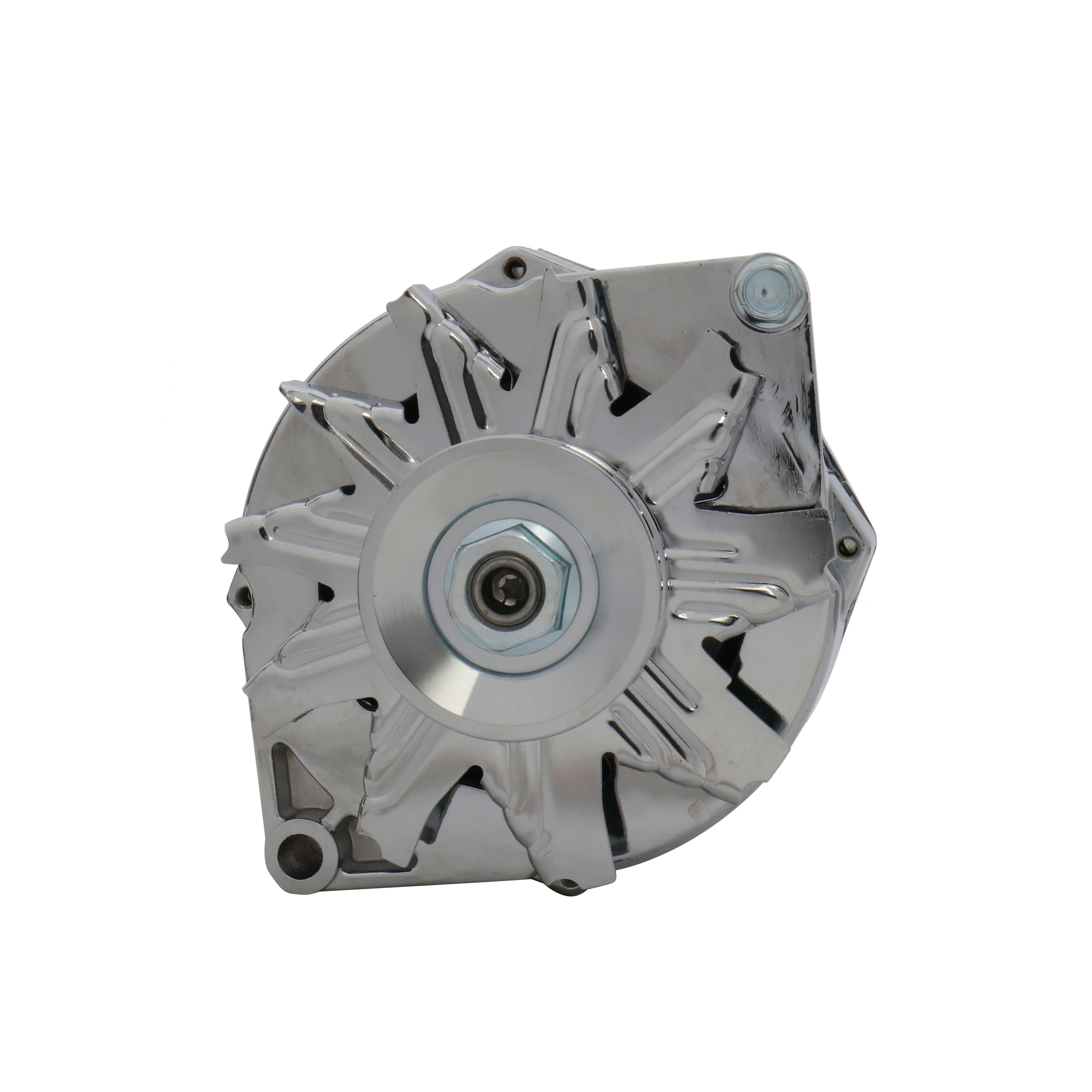 Alternator For 110Amp Chrome 1 Wire Self Exciting Street Rod | 1968 To 1982 GM Vehicles - Image 3