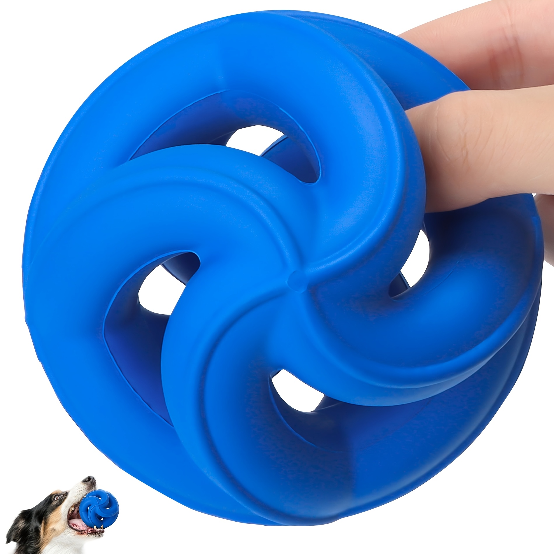 TEMU Jouet à mâcher pour chien indestructible, jouets pour chien pour les occupés, jouet pour chien durable pour agressifs - Caoutchouc naturel non ,