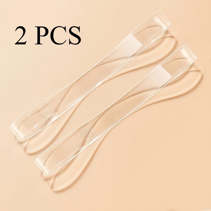 2/4/10 Pairs Of High Heel Transparent Invisible Shoelaces, Tpu Invisible Additions, Elastic Anti-slip Heel Clips, Suitable For Women's High Heels