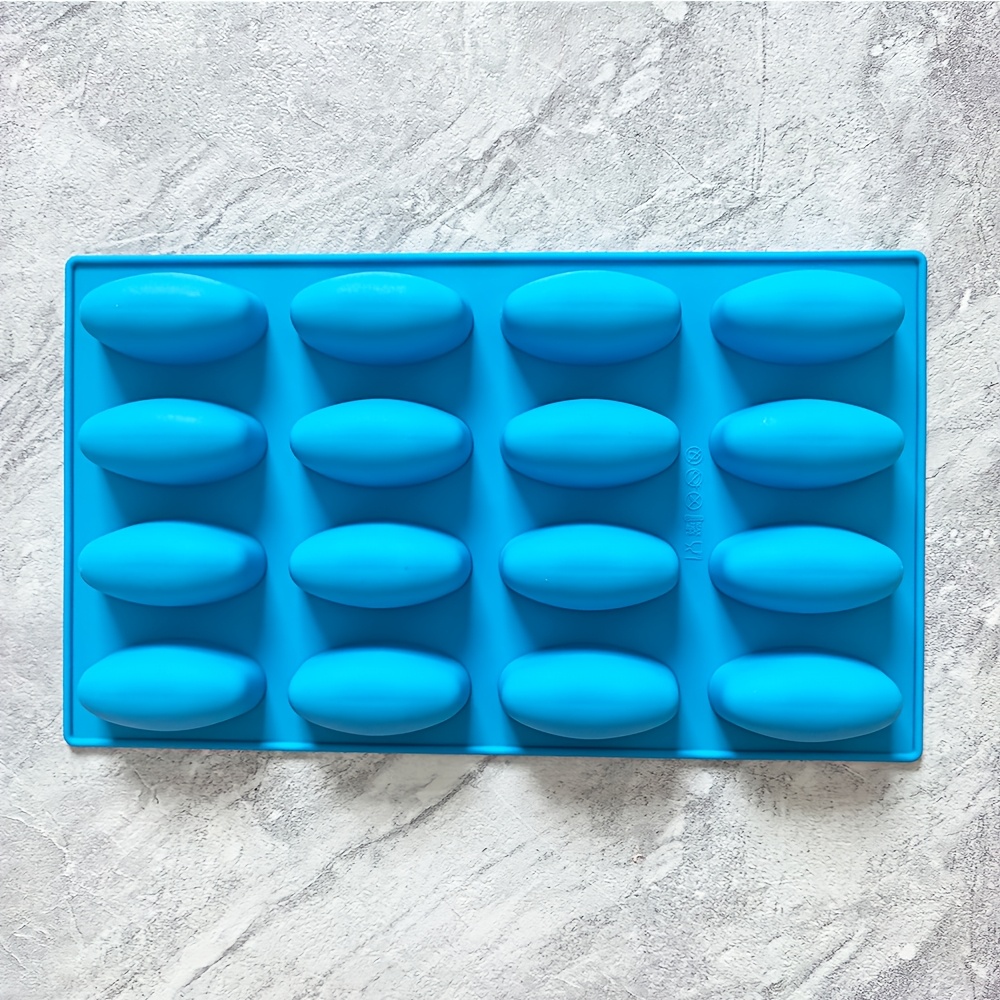 TEMU 1pc Mini Oval Silicone Mold Chocolate Candy Pudding Dessert Cake Decoration Cookie Baking Mold