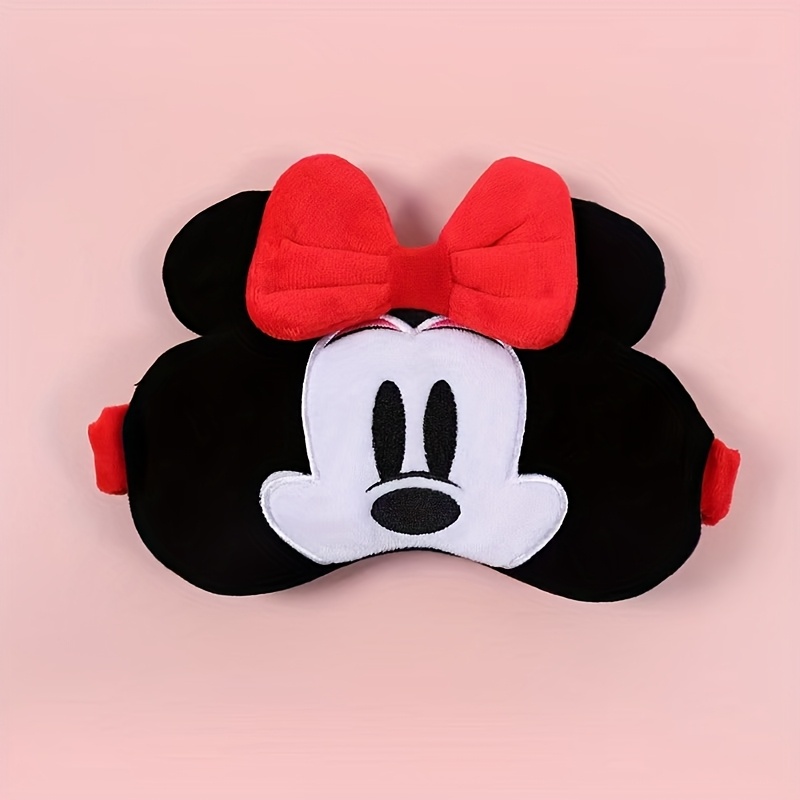 TEMU Whimsical Character Sleeping Masks - Mickey Mouse, Mouse, Donald Duck & Eye Masks With Adjustable Headbands, Polyester Material, Relaxation &