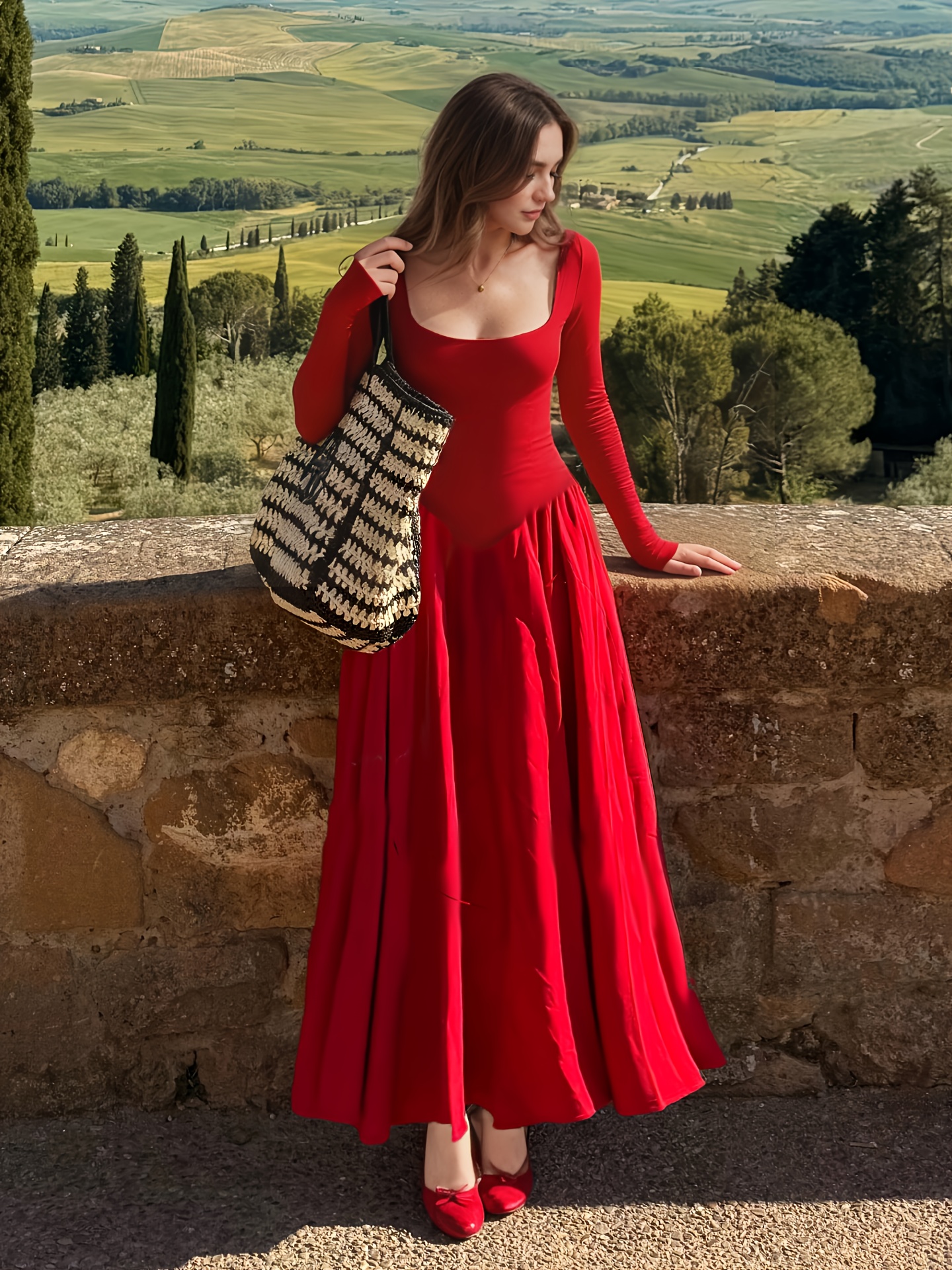 chinese dress ladies Hepburn Knit Dress – IN GOOD COMPANY main image 0