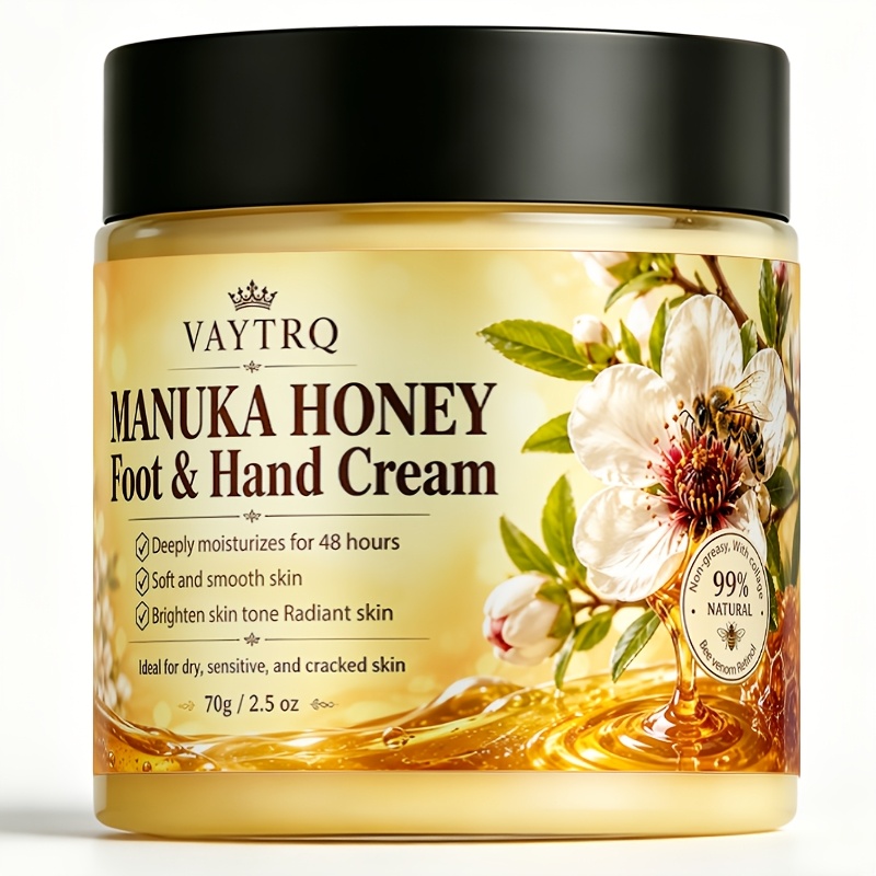 Image of And Foot Cream For Dry, : Prevents And , Moisturizes Dry Skin, Leaving , Smooth, And Delicate. Contains Collagen, Retinol, And Hyaluronic Acid. Suitable For Types