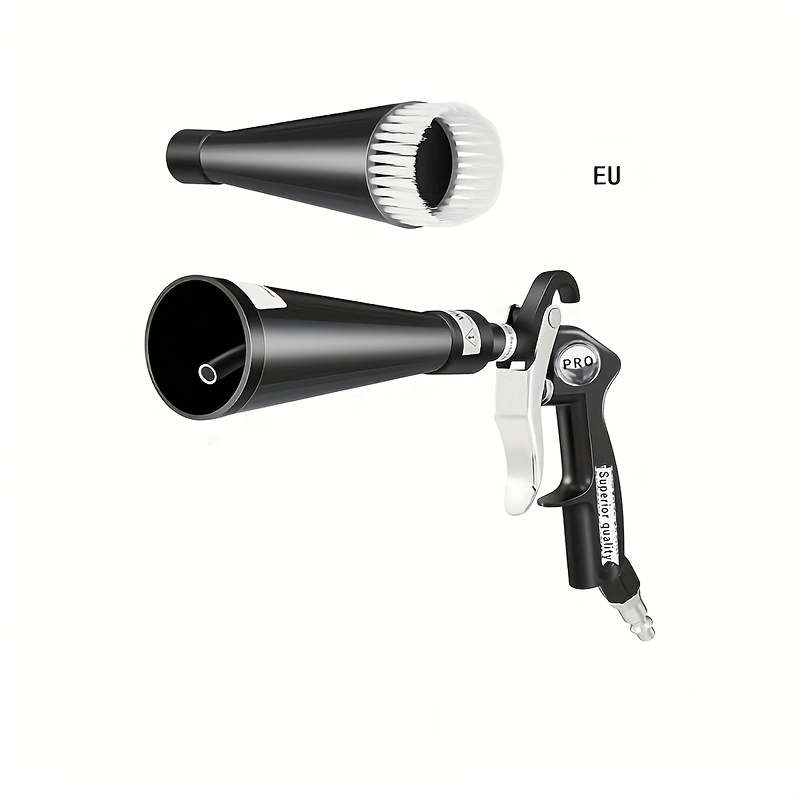 Image of Dry Cleaning Gun, Car Air Blow Gun, Car Cleaning Gun Quickly Removes Surface , Air Gun Works With Air Compressor( 2 Set Nozzle)-eu