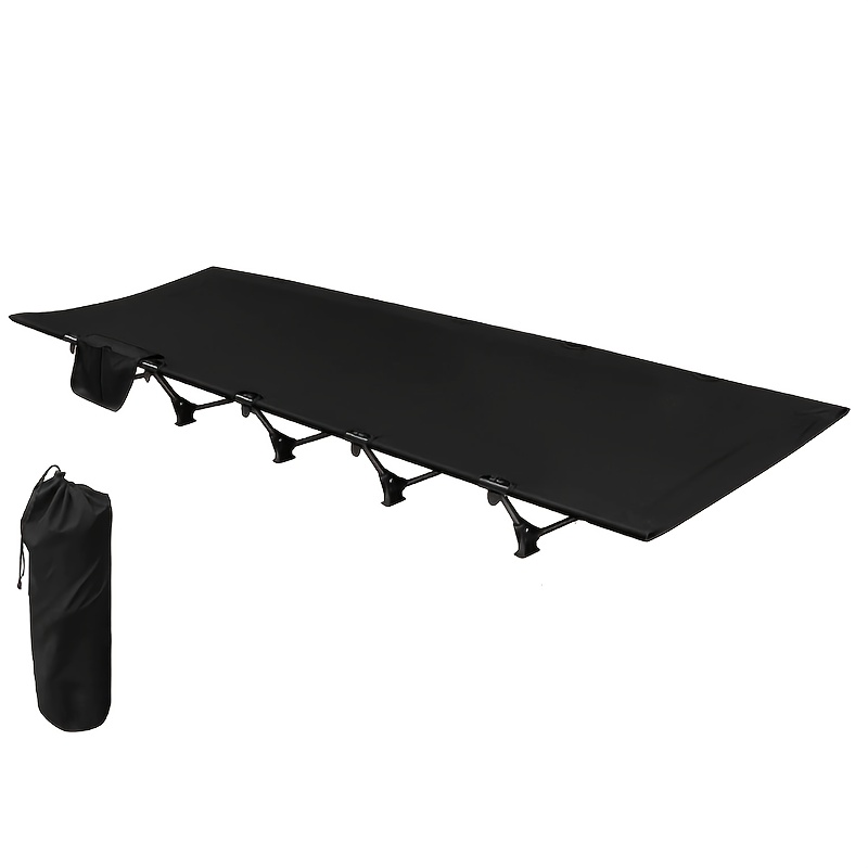 TEMU 1pc And Convenient Outdoor Foldable Camping Bed, A Wide And Comfortable, Lightweight, Waterproof And Breathable, Weighing 330 , Suitable For Adult Camping And Hiking